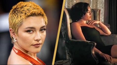 Florence Pugh Nudity in India Covered by CGI Black Dress